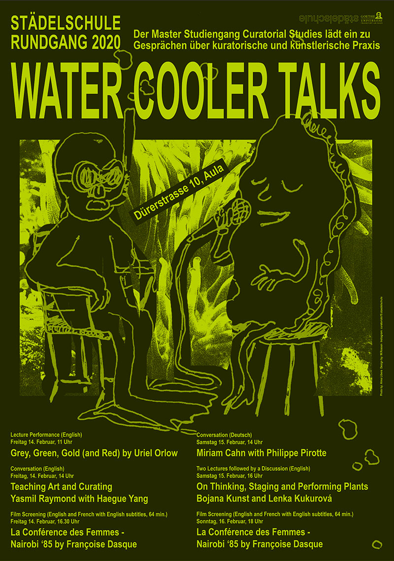 Water Cooler Talks poster, 2018