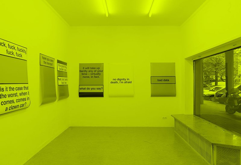 : Subject:Fwd:Unknown, exhibition series with Tim Etchells in cooperation with Portikus, group project 2018, curated by students of Curatorial Studies