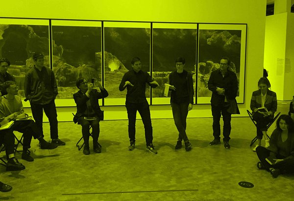 Curators Series mit Daniel Birnbaum und Bruno Latour im ZKM Karlsruhe, 2016